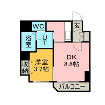 レジデンスタワー札幌 505 ｜ 北海道札幌市東区北八条東１丁目（賃貸マンション1LDK・5階・30.78㎡） その2