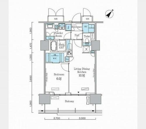 同じ建物の物件間取り写真 - ID:213107470761