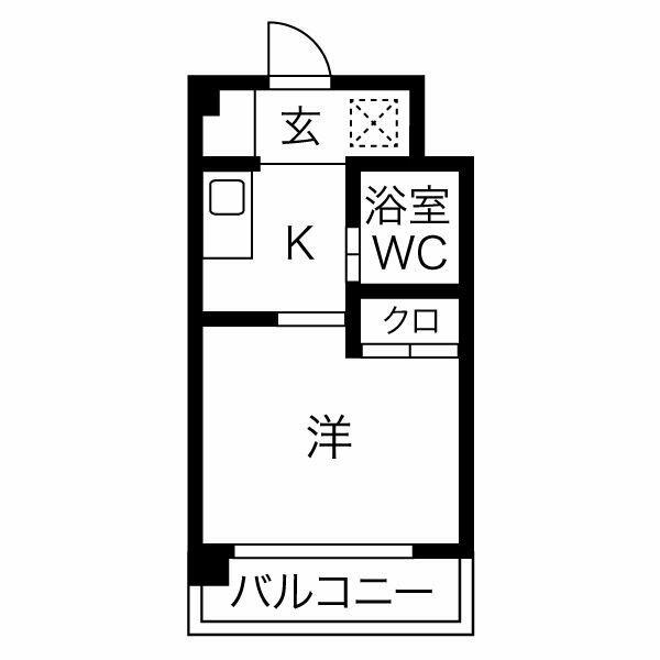 愛知県名古屋市千種区北千種２丁目(賃貸マンション1K・4階・18.27㎡)の写真 その2