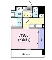 長崎県長崎市住吉町（賃貸マンション1R・8階・27.60㎡） その2