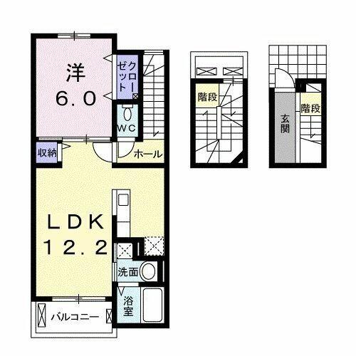 同じ建物の物件間取り写真 - ID:211046396357