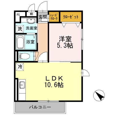 同じ建物の物件間取り写真 - ID:214054994092