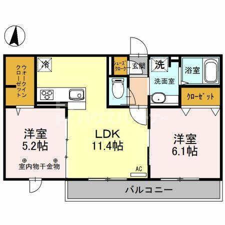 同じ建物の物件間取り写真 - ID:211046395550