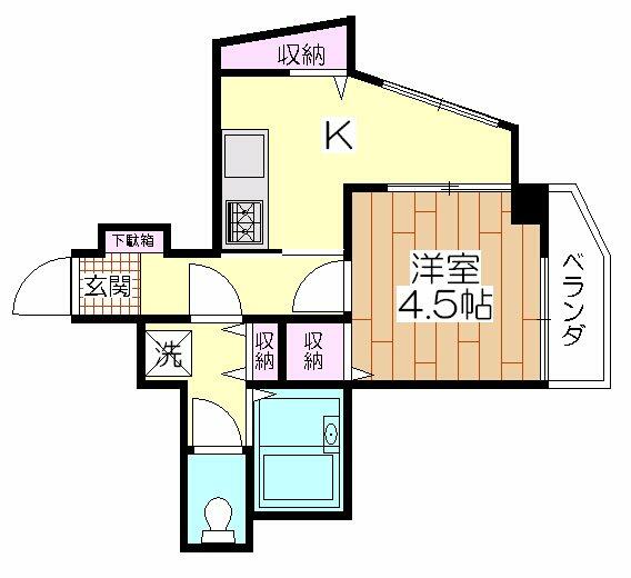 メゾンＮＡＯＩ 303｜東京都足立区島根３丁目(賃貸マンション1K・3階・23.00㎡)の写真 その2