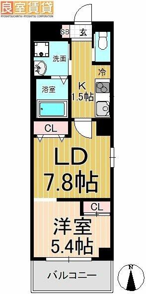 ＫＡＹＡ　ＯＳＵ｜愛知県名古屋市中区大須３丁目(賃貸マンション1K・8階・40.50㎡)の写真 その2