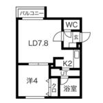 札幌市南区澄川一条２丁目 4階建 築2年のイメージ