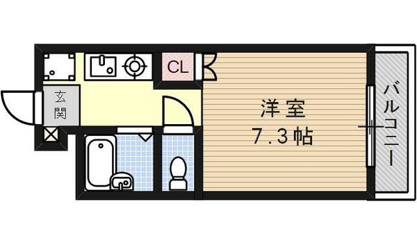 マンションボナール 301｜愛知県名古屋市千種区内山１丁目(賃貸アパート1K・3階・22.11㎡)の写真 その2