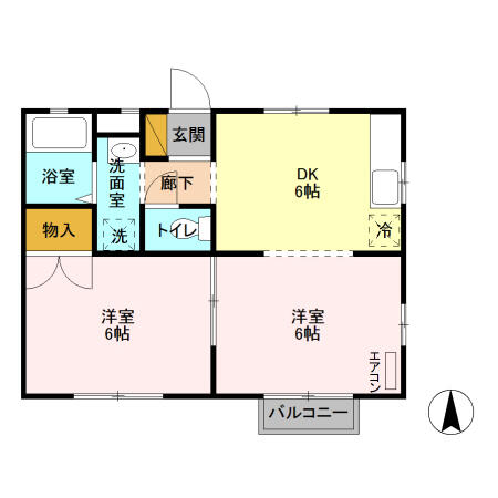 同じ建物の物件間取り写真 - ID:208009161406