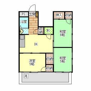 ＴＺ住宅守山 501｜愛知県名古屋市守山区四軒家２丁目(賃貸マンション3DK・5階・57.15㎡)の写真 その2