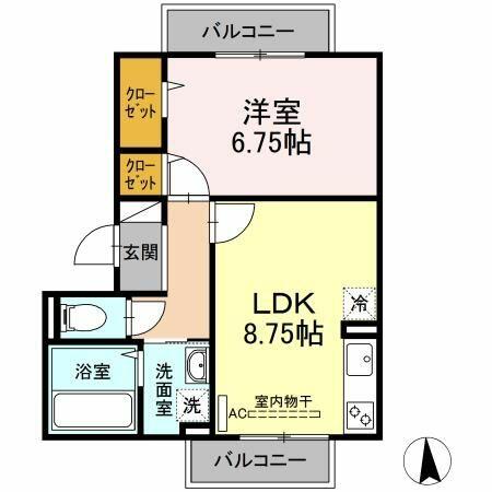 同じ建物の物件間取り写真 - ID:214054674771