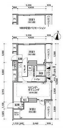 同じ建物の物件間取り写真 - ID:213107713793