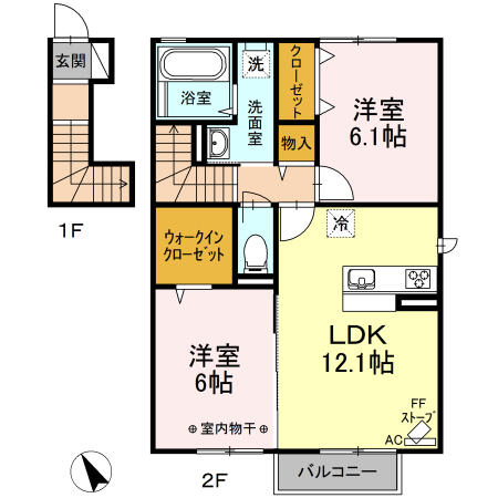 同じ建物の物件間取り写真 - ID:202007657360