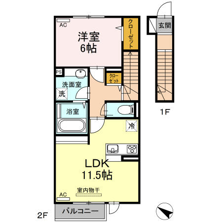 同じ建物の物件間取り写真 - ID:246005350200