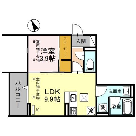 同じ建物の物件間取り写真 - ID:209005552736