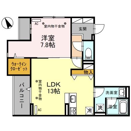 ＴＯＲＩＳＩＡＳ　大通り 301｜栃木県宇都宮市大通り３丁目(賃貸アパート1LDK・3階・50.86㎡)の写真 その1