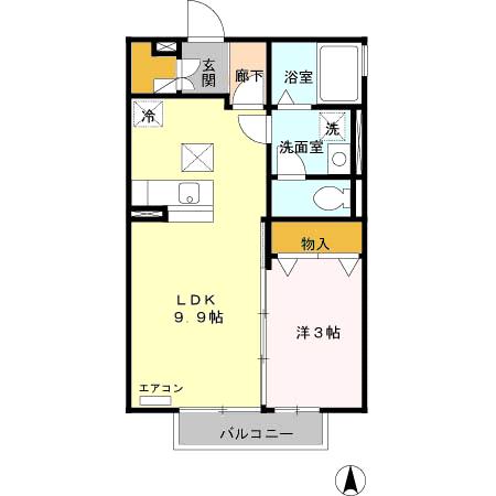 同じ建物の物件間取り写真 - ID:242001452158