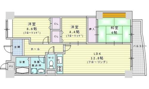 同じ建物の物件間取り写真 - ID:227081606297