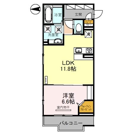 同じ建物の物件間取り写真 - ID:216001907146