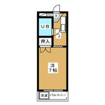 サンシティー１  ｜ 東京都江戸川区中葛西５丁目（賃貸マンション1K・4階・21.02㎡） その2