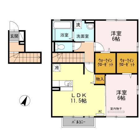 同じ建物の物件間取り写真 - ID:207001176777