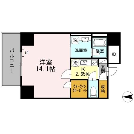 Ｂｌａｎｃａｓａ　久屋大通 1201｜愛知県名古屋市中区丸の内３丁目(賃貸マンション1K・12階・41.85㎡)の写真 その2