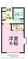 ヴェルディ松が丘  ｜ 千葉県船橋市松が丘２丁目（賃貸アパート1K・2階・19.80㎡） その2