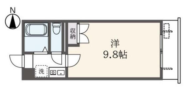 トマトⅡ 105｜神奈川県相模原市中央区相生３丁目(賃貸マンション1K・1階・23.18㎡)の写真 その2