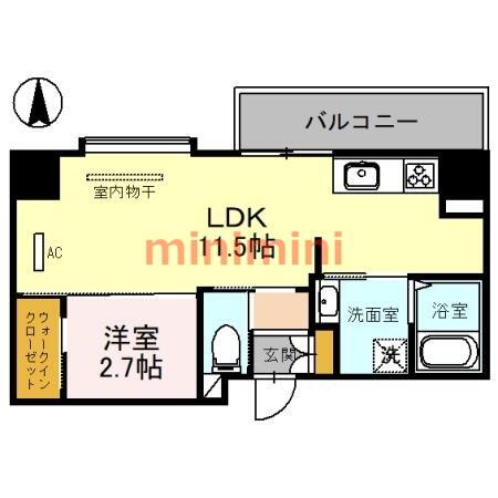 同じ建物の物件間取り写真 - ID:227081636066