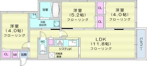 同じ建物の物件間取り写真 - ID:201022350132