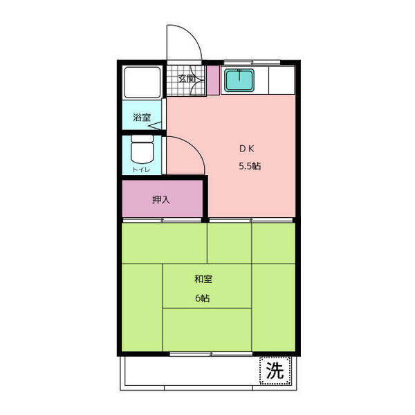 マンションＫ 302｜東京都東大和市立野３丁目(賃貸マンション1DK・3階・23.00㎡)の写真 その2