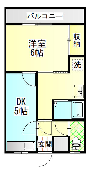 ひうちマンション 204｜愛媛県四国中央市三島朝日２丁目(賃貸アパート1DK・2階・32.40㎡)の写真 その2