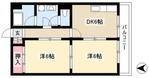 同じ建物の物件間取り写真 - ID:223031477728