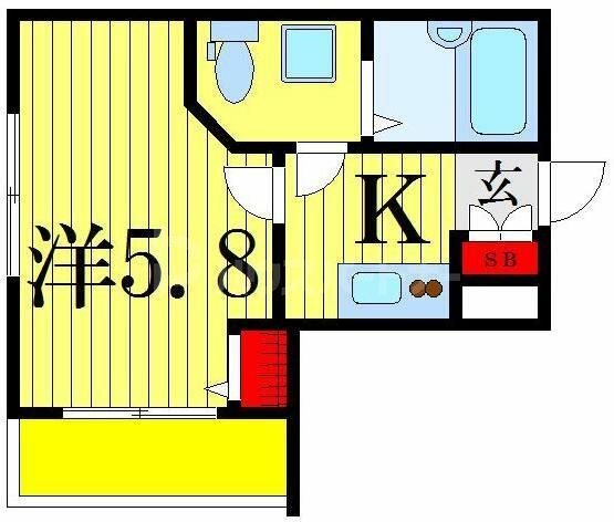 ラフィーノメゾン柴又 201｜東京都葛飾区柴又１丁目(賃貸アパート1K・2階・19.44㎡)の写真 その2