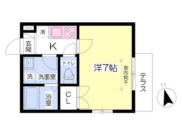 神奈川県横浜市保土ケ谷区仏向町(賃貸マンション1K・1階・25.99㎡)の写真 その2