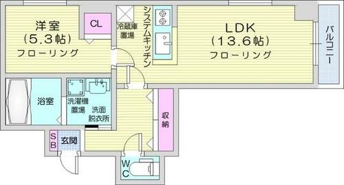 同じ建物の物件間取り写真 - ID:201022351635