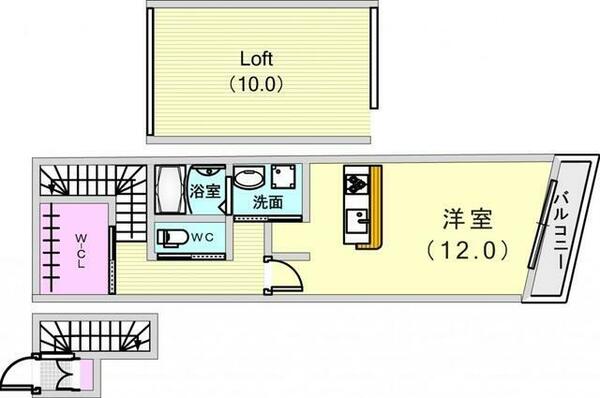 兵庫県神戸市垂水区五色山４丁目(賃貸アパート1LDK・2階・39.82㎡)の写真 その2