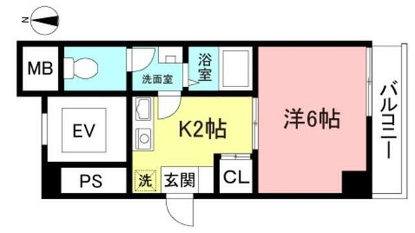 リヴェールイノウエ｜東京都八王子市大塚(賃貸マンション1K・6階・23.25㎡)の写真 その2