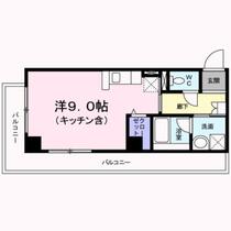 神奈川県厚木市中町２丁目（賃貸マンション1R・9階・25.60㎡） その2