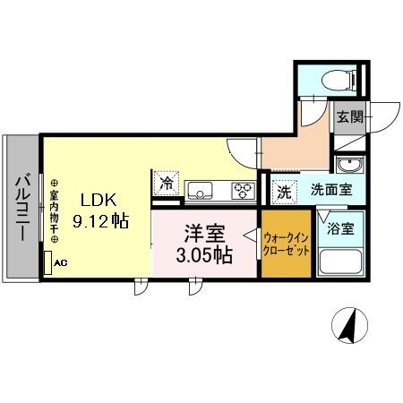 同じ建物の物件間取り写真 - ID:221010643023