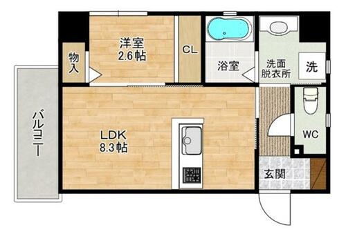 同じ建物の物件間取り写真 - ID:240027496888