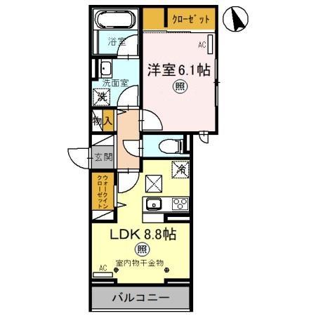 同じ建物の物件間取り写真 - ID:209005565817