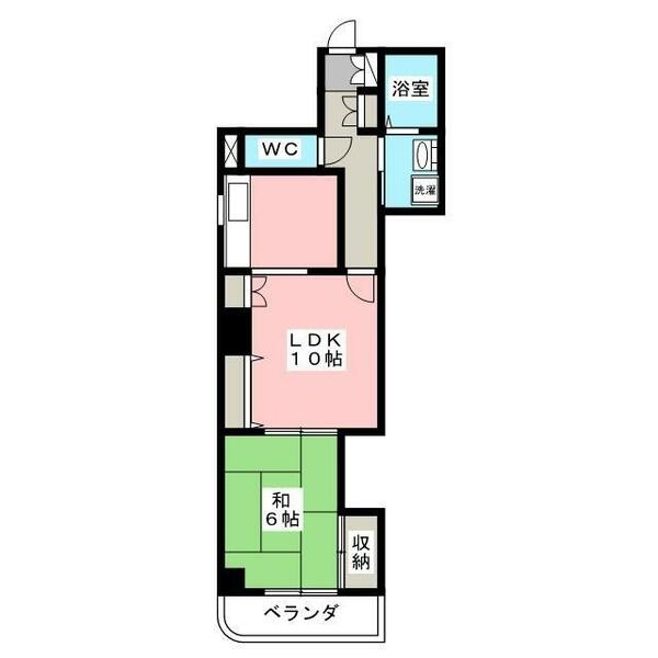 成昇ビル 306｜東京都練馬区上石神井４丁目(賃貸マンション1LDK・3階・42.89㎡)の写真 その2