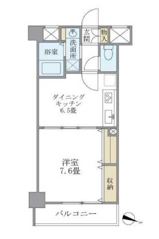東京都新宿区新宿５丁目(賃貸マンション1DK・4階・33.83㎡)の写真 その2