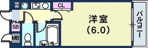 エスリード三宮フラワーロード｜兵庫県神戸市中央区磯辺通４丁目(賃貸マンション1K・10階・18.92㎡)の写真 その2