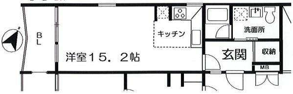 ＯＢＬＩＫ 402｜神奈川県横浜市都筑区葛が谷(賃貸マンション1R・4階・37.50㎡)の写真 その2