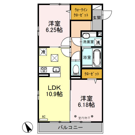 同じ建物の物件間取り写真 - ID:211046885913