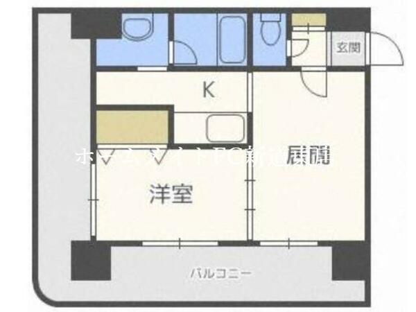 北海道札幌市東区北二十二条東１６丁目(賃貸マンション1DK・11階・33.00㎡)の写真 その2
