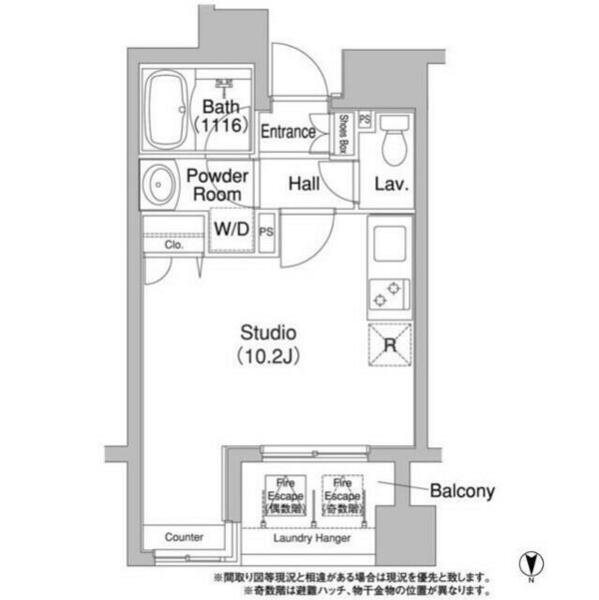 東京都中央区入船１丁目(賃貸マンション1R・3階・26.15㎡)の写真 その2