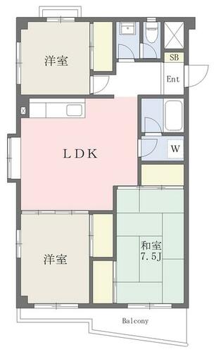 同じ建物の物件間取り写真 - ID:212042567315