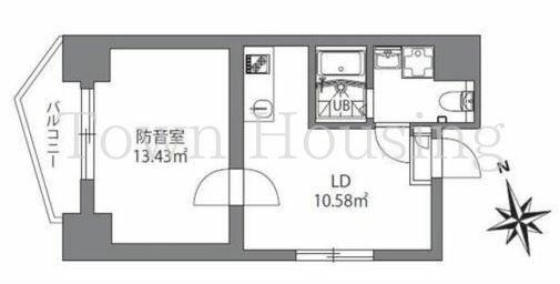 東京都新宿区大京町(賃貸マンション1DK・10階・32.90㎡)の写真 その2